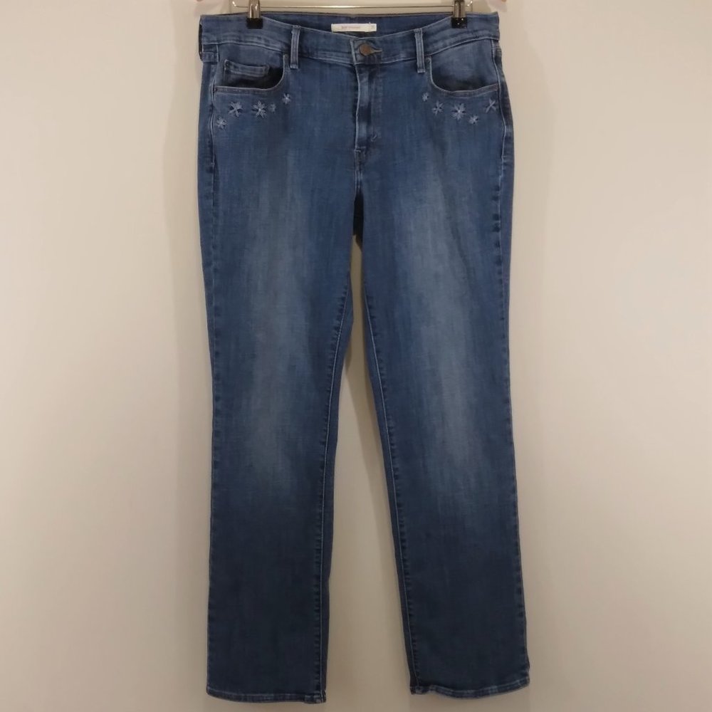 Cute Embroidered Levi's 505 Jeans